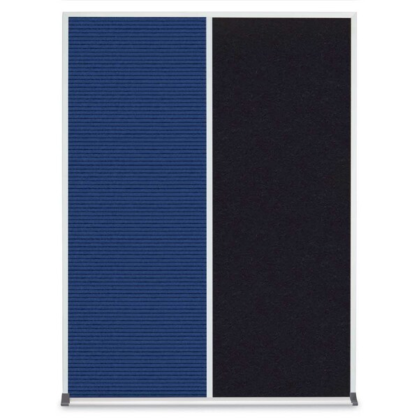 Double Door Radius Plus Corkboard, 48"X